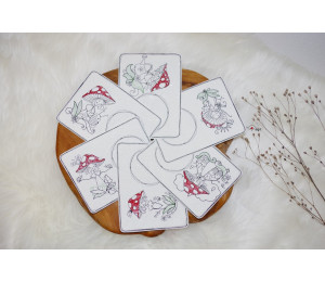 Stickdatei - Pilz Fäulein 6